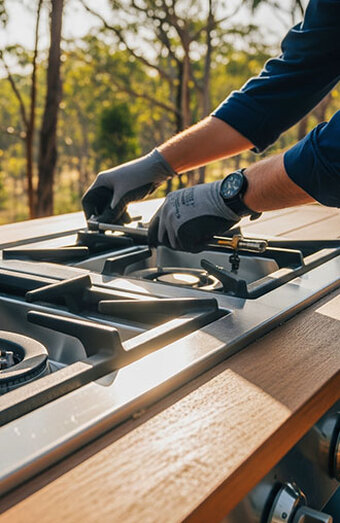 Gas Hot Plate Outside